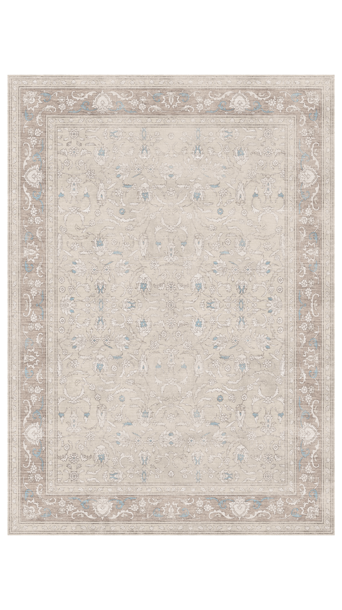 Brown Brown Oushak Rug, Shades of Brown Turkish Oriental Area Rugs