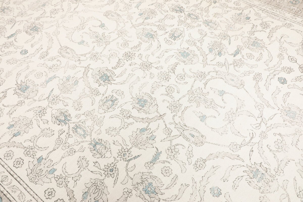 Cream Brown Oushak Rug, Pastel Vintage Geometric Oversized Area Rugs - Görsel 4