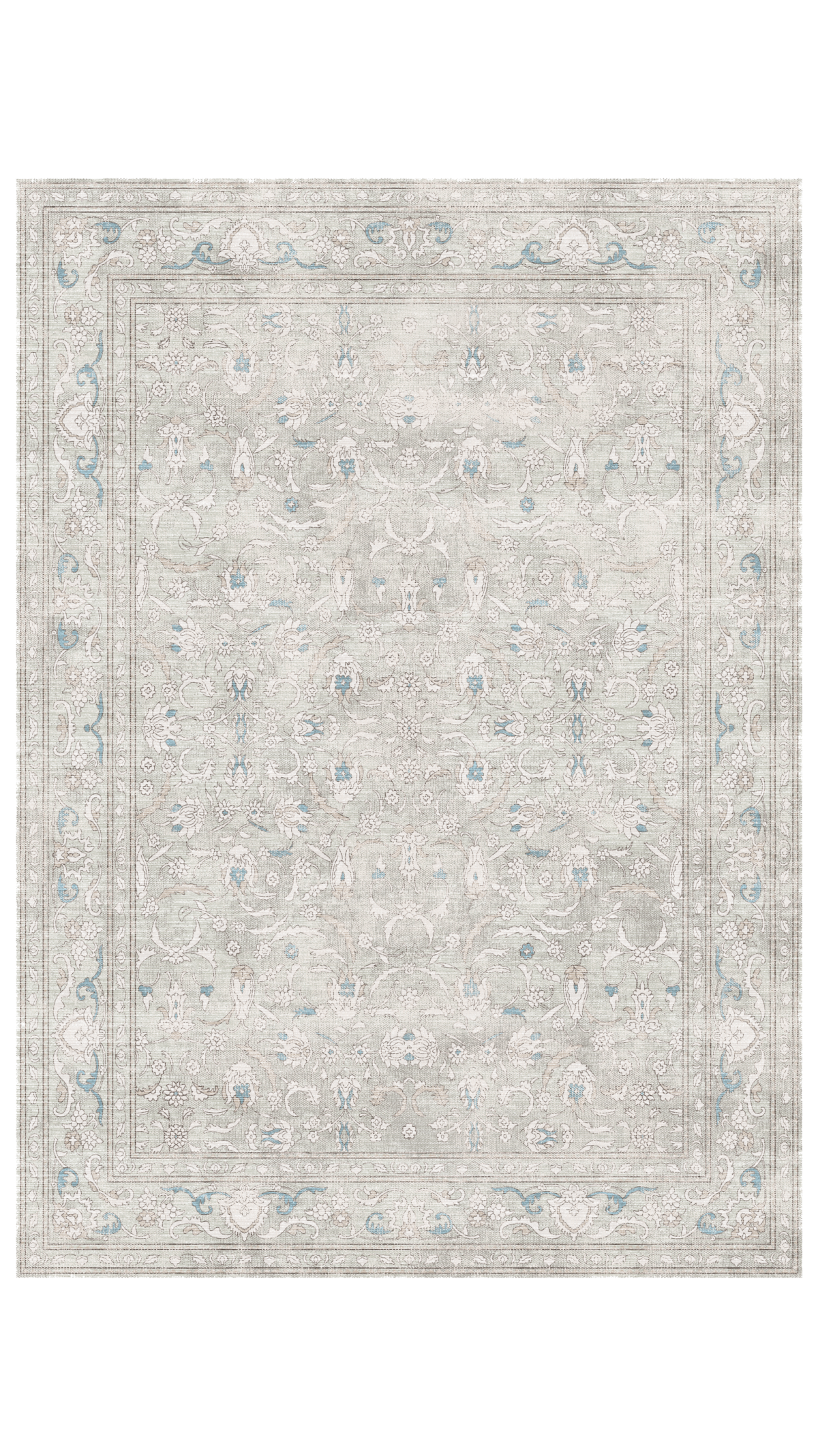 Gray Blue Rug