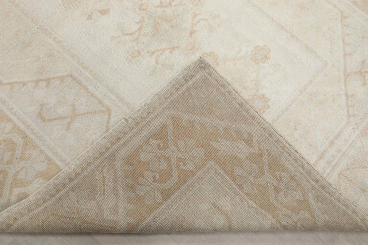 6x9 Solid Wool Vintage Rug, 6x9 Oushak Rug, Persian Handmade Rug,  Oversized Rug,Patterned Turkish Area Rug, Kitchen Rug, Living Room Rug - Görsel 10