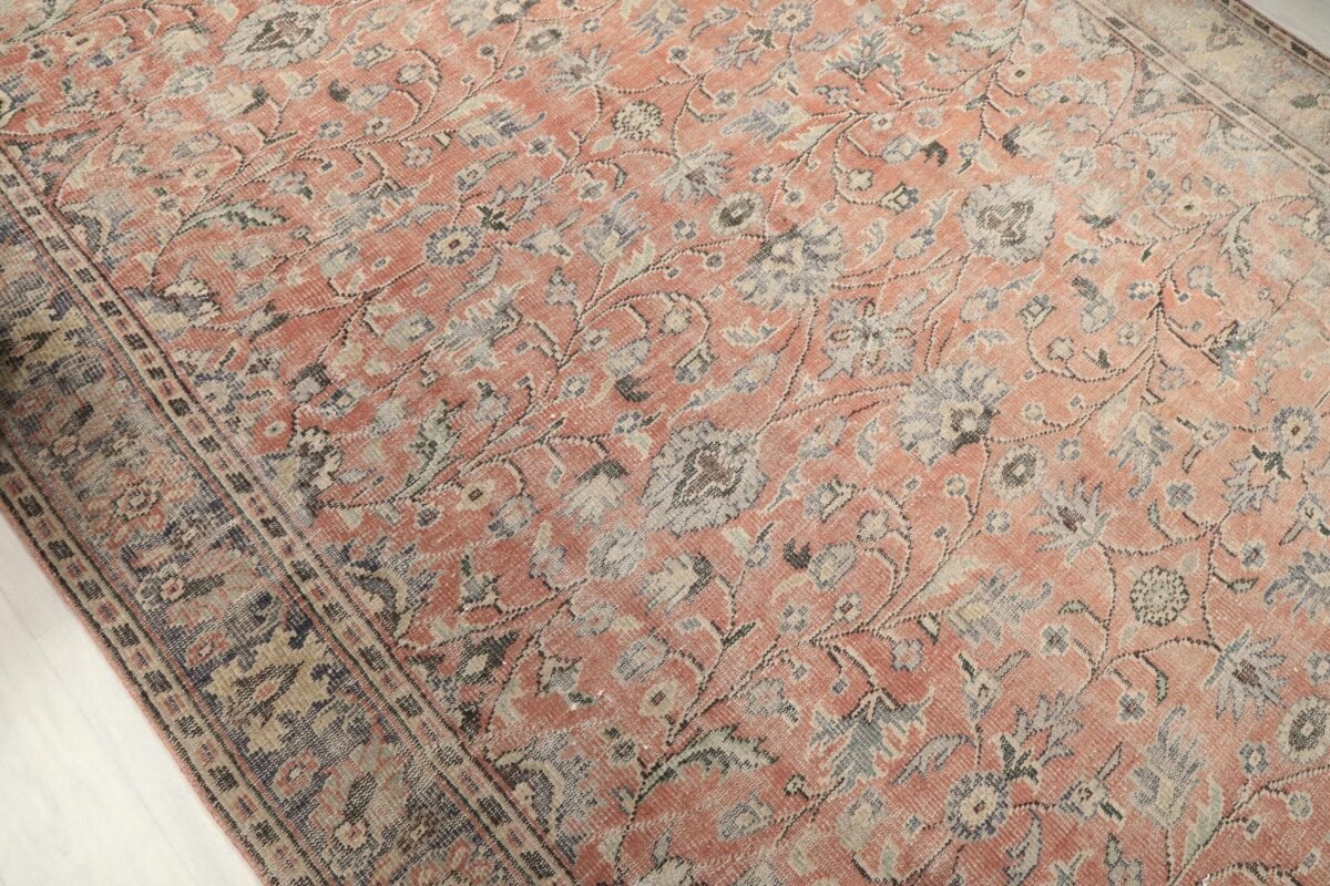8x11 Oriental Turkish Area Rug , 8x11 Oushak Runner, Oversize Bohemian Rug, Handmade Wool Rug, Persian Soft Rug, Living Room, Outdoor Rug - Görsel 2
