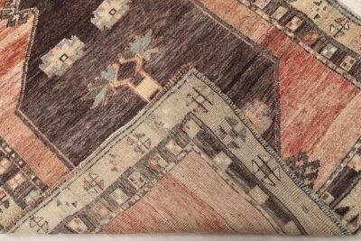 3x10 Red Blue Turkish Runner Rug, 3x10 Oushak Runner, Bohemian Runner, 3x10 Handmade Rug, Corridor Runner, Kitchen Runner,Hallway Runner - Görsel 6