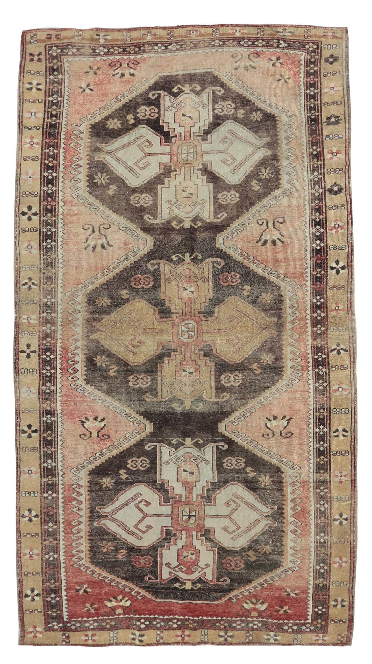 5x11 Patterned Turkish Runner Rug