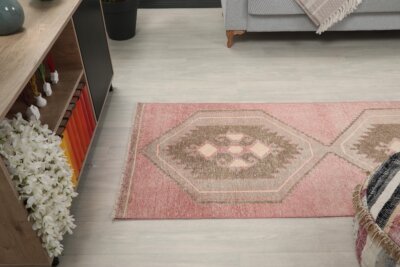 3x14 Pink Turkish Runner - Görsel 7