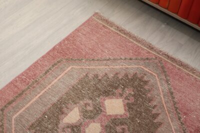 3x14 Pink Turkish Runner - Görsel 6