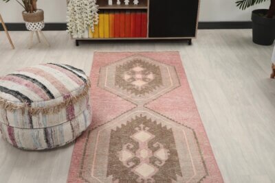 3x14 Pink Turkish Runner - Görsel 5