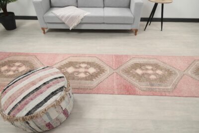 3x14 Pink Turkish Runner - Görsel 8