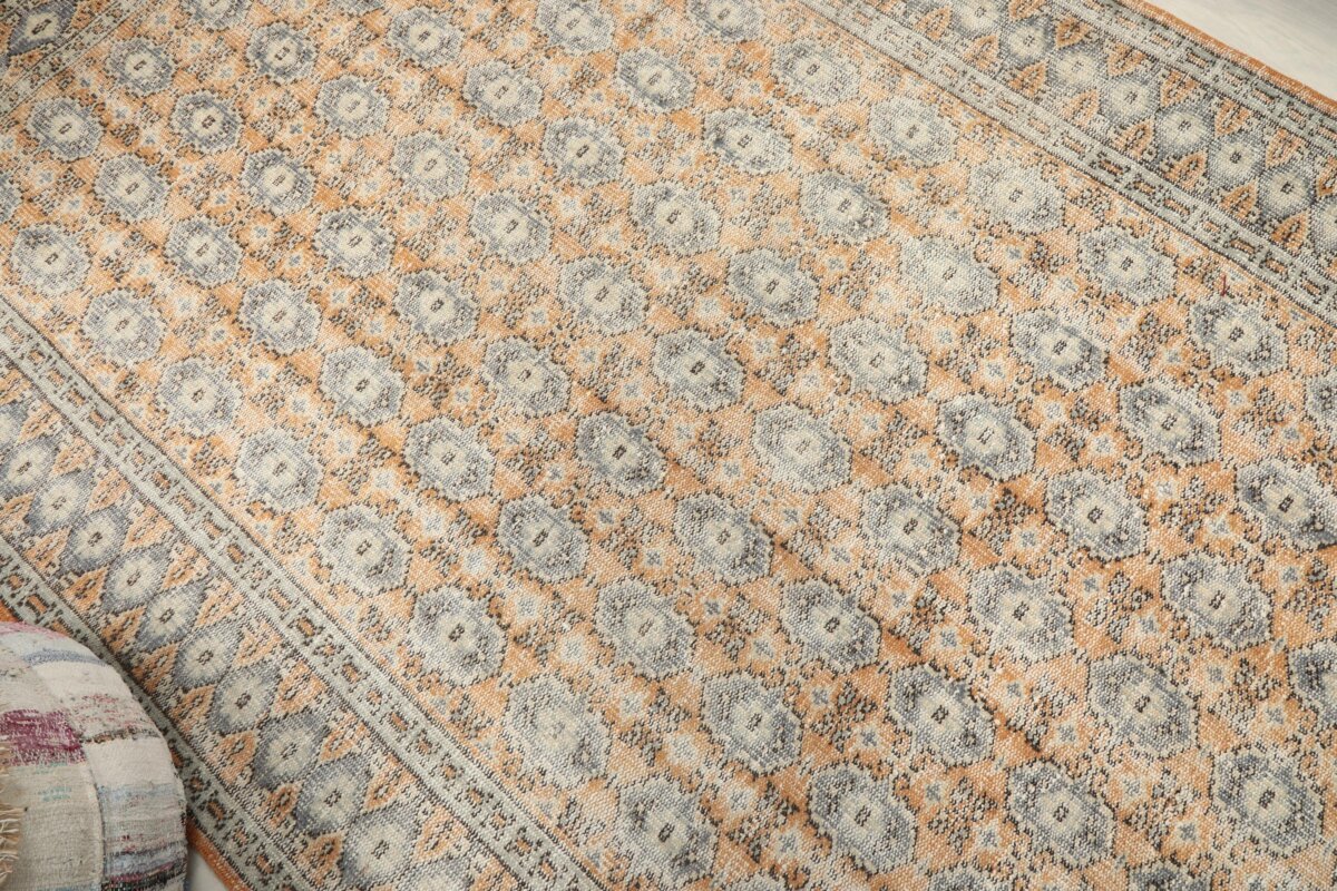 6x9 Floral Turkish Rug - Görsel 7