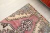3x7 Pink Handmade Turkish Rug, 3x7 Corridor Colorful Runner, 3x7 Home Decor, 3x7Hallway Runner, 3x7 Bedroom Rugs, Antique Runner, Vintage Rug - Görsel 8