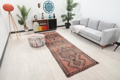 3x11 Red Black Turkish Runner - Görsel 3