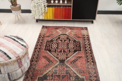3x11 Red Black Turkish Runner - Görsel 7