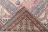 7x10 Pink Blue Turkish Rug, 7x10 Oversize Oushak Runner, Bohemian Wool Runner, Handmade Wool Rug, Floor Area Rug, Bedroom Rug, Kitchen Rug - Görsel 11