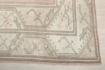 7x9 Pink Turkish Rug - Görsel 5