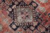 4x7 Red Black Vintage Rug, Persian Area Rug, 4x7 Oushak Runner, Bohemian Rug, Handmade Wool Rug, Antique Rug, Floral Rug,Kitchen Cotton Rug - Görsel 7