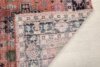 4x7 Red Black Vintage Rug, Persian Area Rug, 4x7 Oushak Runner, Bohemian Rug, Handmade Wool Rug, Antique Rug, Floral Rug,Kitchen Cotton Rug - Görsel 8