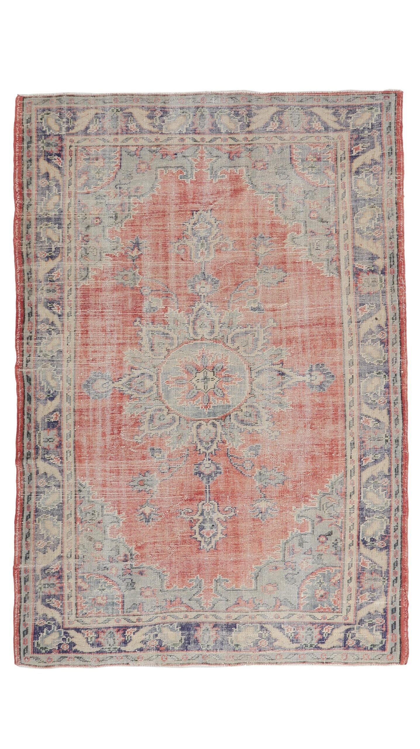 6x9 red blue turkish rug