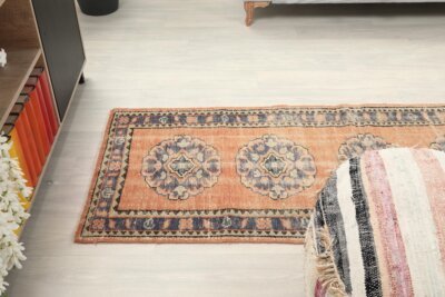 3x12 Turkish Orange Blue Runner - Görsel 8