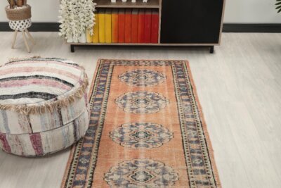 3x12 Turkish Orange Blue Runner - Görsel 11