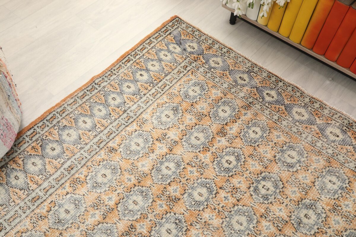 6x9 Floral Turkish Rug - Görsel 10