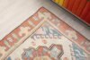 3x8 Orange White Blue Vintage Runner, 3x8 Oushak Runner, Bohemian Runner,3x8 Handmade Rug, Antique Rug, Kitchen Runner, Hallway Wool Runner - Görsel 8