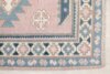 4x7 Pink Blue Handwoven Rug, Bedroom Area Rug, 4x7 Oushak Runner, Bohemian Wool Rug, Vintage Wool Rug, Antique Rug, Floral Rug, Kitchen Rug - Görsel 6