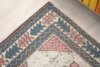 4x6 White Pink Blue Turkish Rug, 4x6 Handwoven Wool Rug, 4x6 Oushak Rug, Handmade Rug, Living Room Rug, Vintage Rug, Kitchen Rug, Dining Rug - Görsel 8