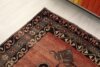 4x10 Vintage Red Black Runner, 4x10 Handmade Rug, Oushak Runner, Bohemian Runner, Turkish Runner, Kitchen Runner, Hallway Runner, Faded Rug - Görsel 8