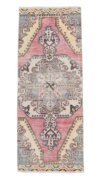 3x7 Pink Handmade Turkish Rug