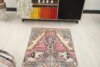 3x7 Pink Handmade Turkish Rug, 3x7 Corridor Colorful Runner, 3x7 Home Decor, 3x7Hallway Runner, 3x7 Bedroom Rugs, Antique Runner, Vintage Rug - Görsel 7