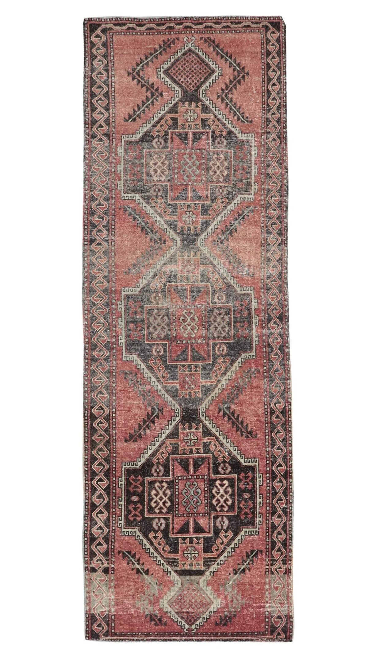 3x11 Red Black Turkish Runner