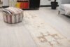 3x13 Beige Faded Turkish Runner, 3x13 Oushak Runner, 3x13 Bohemian Runner, Kitchen Handmade Rug, Vintage Runner, Patterned Runner, Muted Rug - Görsel 4