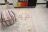3x13 Beige Faded Turkish Runner, 3x13 Oushak Runner, 3x13 Bohemian Runner, Kitchen Handmade Rug, Vintage Runner, Patterned Runner, Muted Rug - Görsel 8
