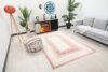 5x8 Turkish Beige Pink Rug, 5x8 Handmade Area Rug, Oushak Runner, Bohemian Rug, Antique Rug, Bedroom Rug, Vintage Rug,Kitchen Livingroom Rug - Görsel 3