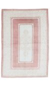 5x8 Turkish Beige Pink Rug