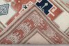 3x9 White Red Blue Vintage Rug, 3x9 Oushak Runner, Bohemian Runner, Handmade Rug, Antique Rug, Vintage Rug, Kitchen Runner, Hallway Runner - Görsel 9