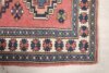 4x6 Red Blue Beige Turkish Rug, 4x6 Handwoven Wool Rug, 4x6 Oushak Rug, Handmade Rug, Living Room Rug, Vintage Rug, Kitchen Rug, Dining Rug - Görsel 6