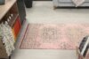 3x11 Pink Blue Turkish Runner Rug, 3x11 Oushak Runner, Hallway Bohemian Runner, Handmade Rug, Antique Rug, Vintage Area Rug, Kitchen Runner - Görsel 8