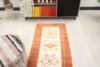 3x10 Beige Orange Turkish Runner, 3x10 Oushak Runner, Bohemian Runner, 3x10 Handmade Rug, Corridor Runner, Kitchen Runner, Hallway Runner - Görsel 7