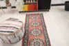 2x11 Vintage Red Blue Green Runner, 2x11 Oushak Runner, Bohemian Runner,Handmade Rug, Antique Rug, Turkish Rug,Kitchen Runner,Hallway Runner - Görsel 7