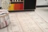 4x6 Beige Turkish Rug, 4x6 Pink Handwoven Rug, 4x6 Oushak Area Rug, Handmade Rug, Living Room Rug, Vintage Rug, Kitchen Wool Rug, Faded Rug - Görsel 4