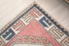 3x4 Vintage Pink Blue Rug, Turkish Living Room Rug, Bedroom Kitchen Kids Rug, Entry Wool Rug, Home Decor, 3x4 Natural Oushak Rug - Görsel 8
