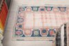 3x9 Pink Blue Vintage Rug, 3x9 Oushak Runner, Bohemian Runner, Handmade Rug, Antique Rug, Vintage Rug, Kitchen Runner, Hallway Rug Runner - Görsel 9