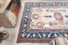 7x10 Oushak Blue Red Pink Rug , 7x10 Oversize Turkish Runner, Bohemian Runner, Handmade Wool Rug, Dining Rug, Living Room Rug, Saalon Rug - Görsel 9