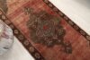 4x10 Vintage Red Brown Runner, 4x10 Handmade Rug, Oushak Runner, Bohemian Runner, Turkish Runner, Kitchen Runner, Stair Runner, Corridor Rug - Görsel 5