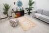 4x6 Orange Turkish Rug, 4x6 Handwoven Rug, 4x6 Oushak Area Rug, Handmade Rug, Living Room Rug, Vintage Rug, Kitchen Wool Rug, Faded Rug - Görsel 3