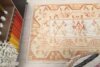 4x6 Orange Turkish Rug, 4x6 Handwoven Rug, 4x6 Oushak Area Rug, Handmade Rug, Living Room Rug, Vintage Rug, Kitchen Wool Rug, Faded Rug - Görsel 9