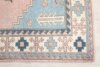 6x9 Pink Blue Turkish Rug, 6x9 Oushak Area Rug, Vintage Handmade Rug, Boho Wool Rug, Vintage Rug, Kitchen Rug, Living Room Rug, Antique Rug - Görsel 5