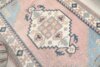 6x9 Pink Blue Turkish Rug, 6x9 Oushak Area Rug, Vintage Handmade Rug, Boho Wool Rug, Vintage Rug, Kitchen Rug, Living Room Rug, Antique Rug - Görsel 6