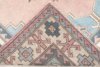 6x9 Pink Blue Turkish Rug, 6x9 Oushak Area Rug, Vintage Handmade Rug, Boho Wool Rug, Vintage Rug, Kitchen Rug, Living Room Rug, Antique Rug - Görsel 10
