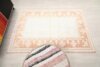 4x6 Orange Turkish Rug, 4x6 Handwoven Rug, 4x6 Oushak Area Rug, Handmade Rug, Living Room Rug, Vintage Rug, Kitchen Wool Rug, Faded Wool Rug - Görsel 9
